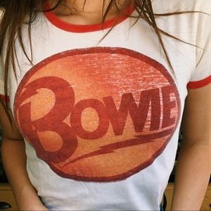 Vintage inspired David Bowie Tee from UO
